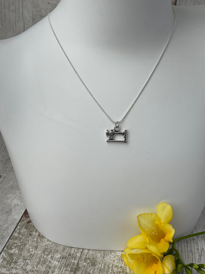 Sewing Machine (Large) Charm Necklace