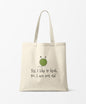 Yes I like to Knit, no I am not Old Tote Bag